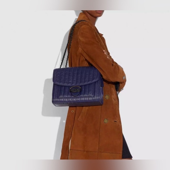 Coach Melody Shoulder Bag 29 in Cadet/ Pewter - Picture 16 of 16